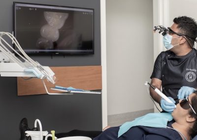 Cardiff Dental Dentist in Cardiff Dr Sumanth using Intra Oral Camera