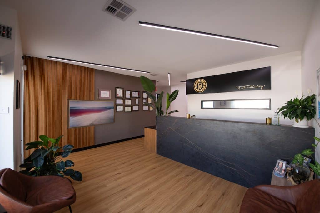 Cardiff Dental practice reception area