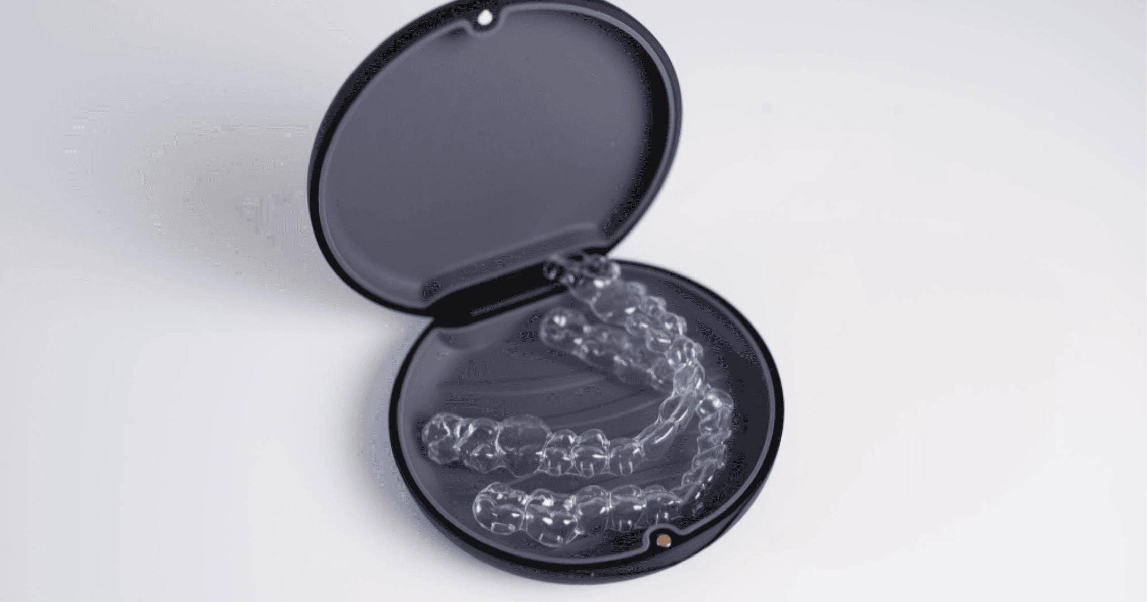 Invisalign clear aligner tray — teeth straightening Newcastle